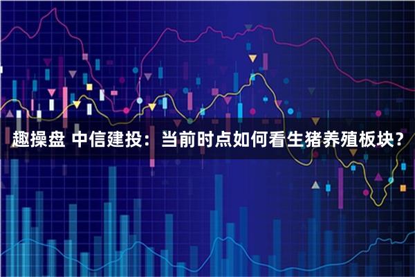 趣操盘 中信建投：当前时点如何看生猪养殖板块？