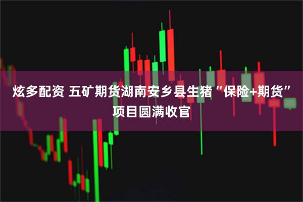 炫多配资 五矿期货湖南安乡县生猪“保险+期货”项目圆满收官